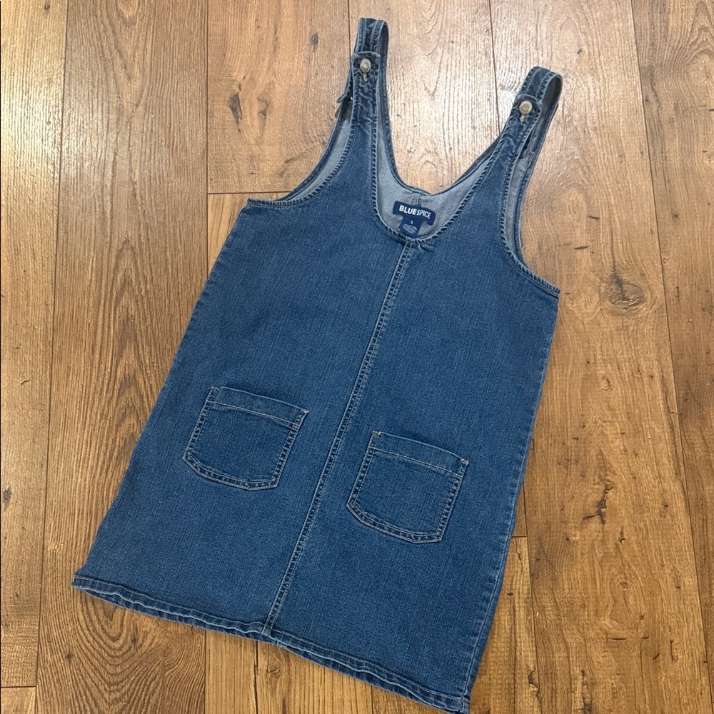 Denim Romper Dress